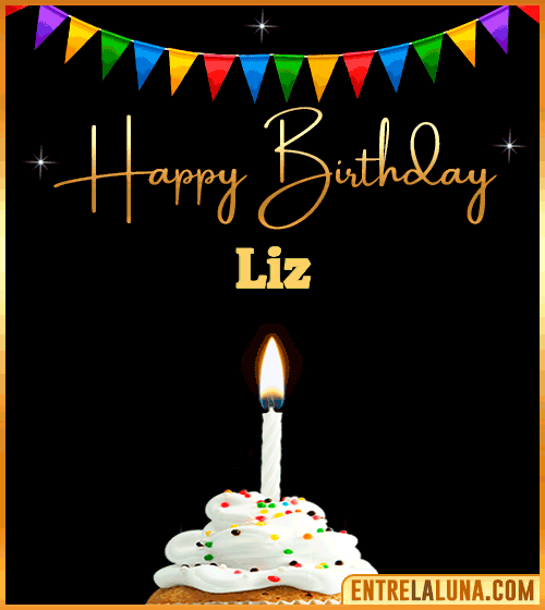 GiF Happy Birthday Liz